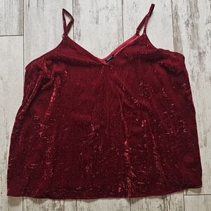 Torrid Velvet Red Cami Top 4 / 4X